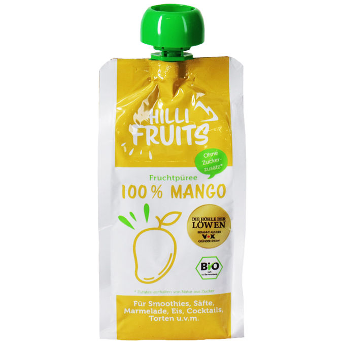 Hilli Fruits BIO Fruchtpüree Mango