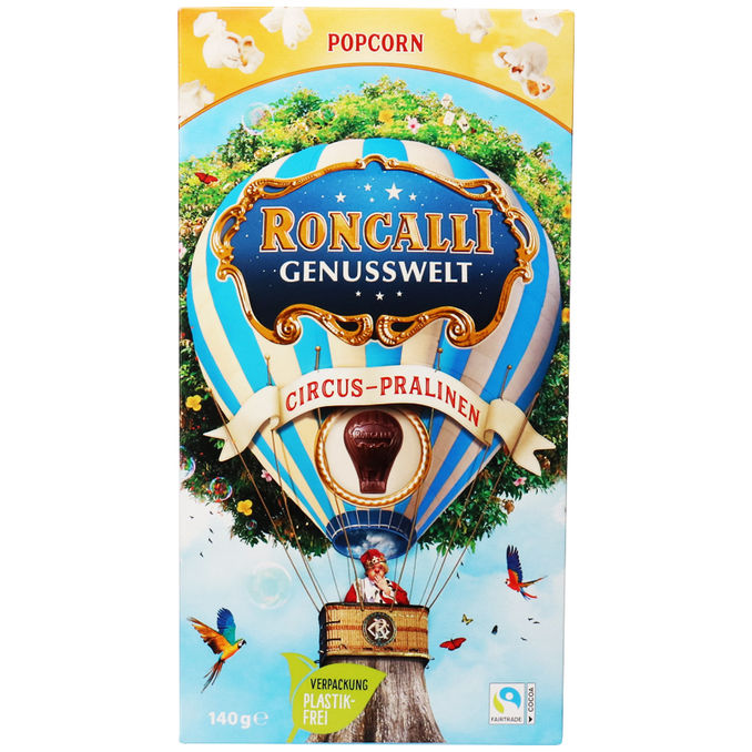 Roncalli Genusswelt Circus-Pralinen mit Popcorn 