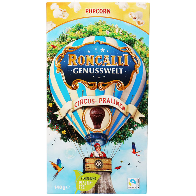 Roncalli Genusswelt Circus-Pralinen mit Popcorn