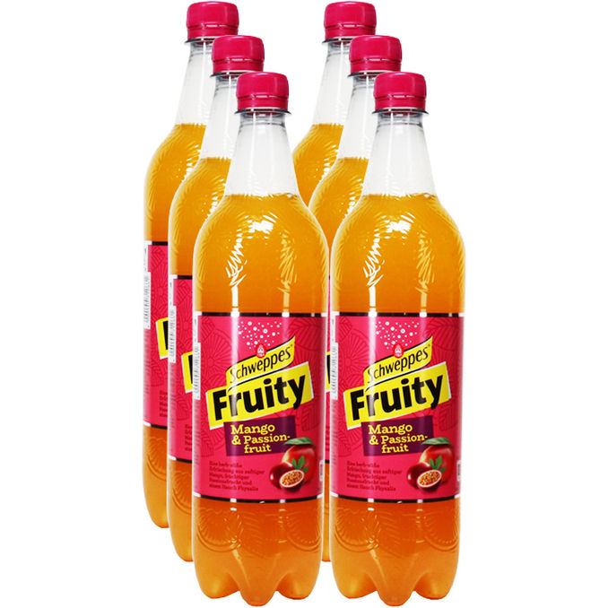Schweppes Fruity Mango & Passionsfrucht, 6er Pack (EINWEG) zzgl. Pfand