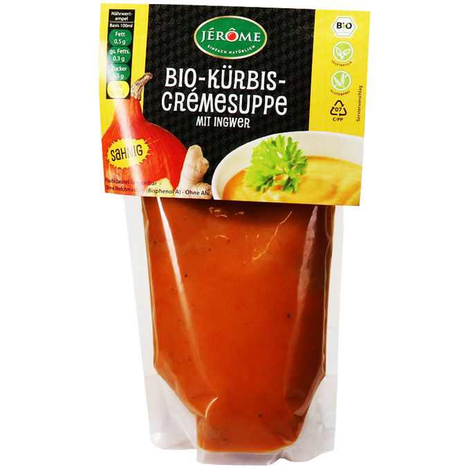 JÉRÔME BIO Kürbiscremesuppe