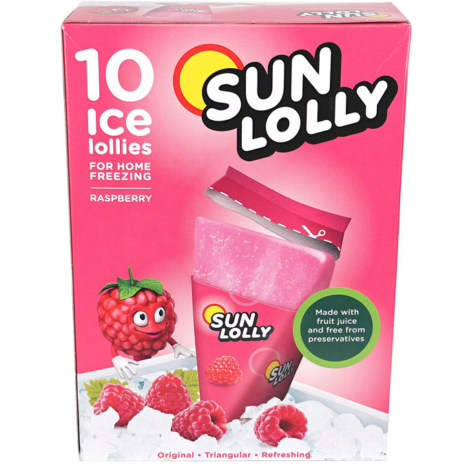 Sun Lolly Isglass Hallon