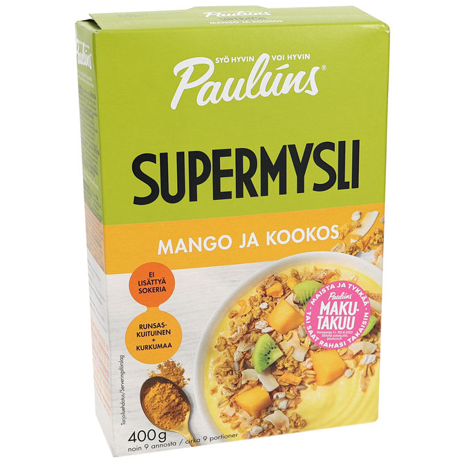 Paulúns Supermysli Mango & Kookos