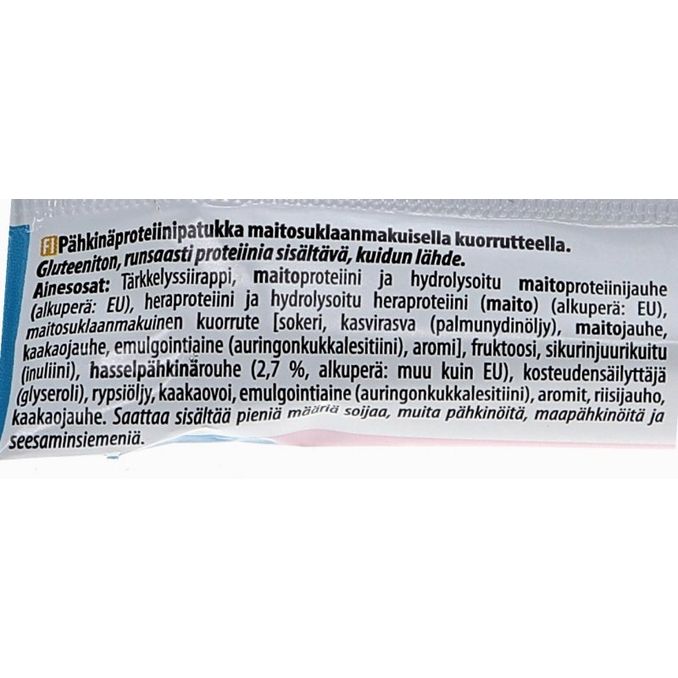 Leader Proteiinipatukka Hasselpähkinä & Suklaa