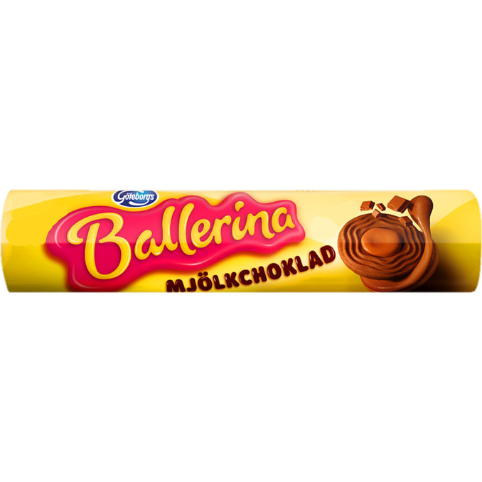 Göteborgs kex Ballerina Kiks Mælkechokolade