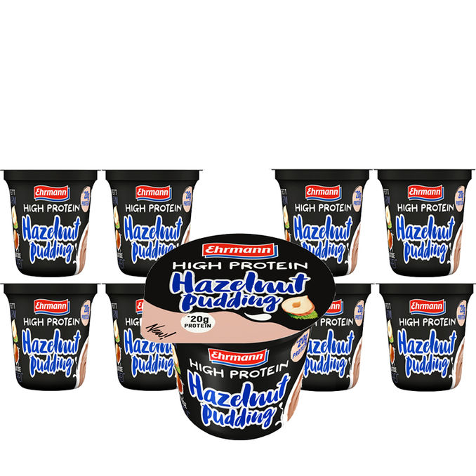 Ehrmann Proteiinivanukas Hasselpähkinä 8-pack