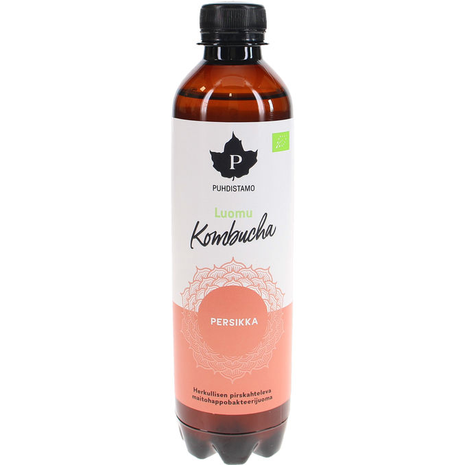 Puhdistamo Kombucha Persikka Luomu