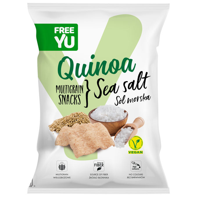 FREEYU Quinoa Snack mit Meersalz