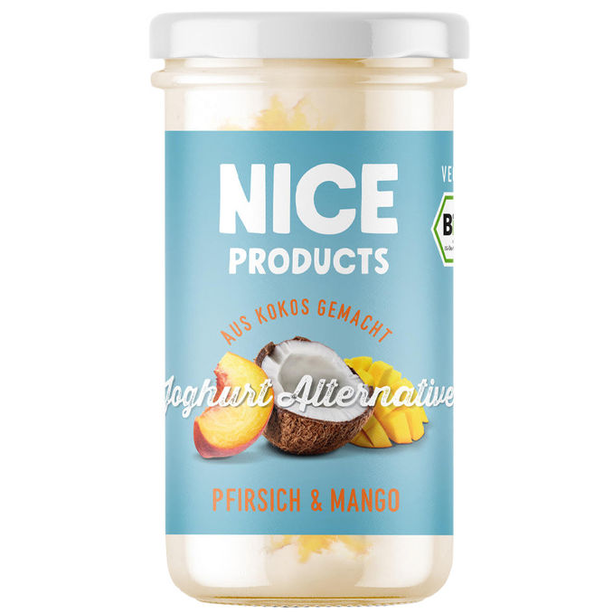 NICE BIO Joghurt Alternative Pfirsich & Mango