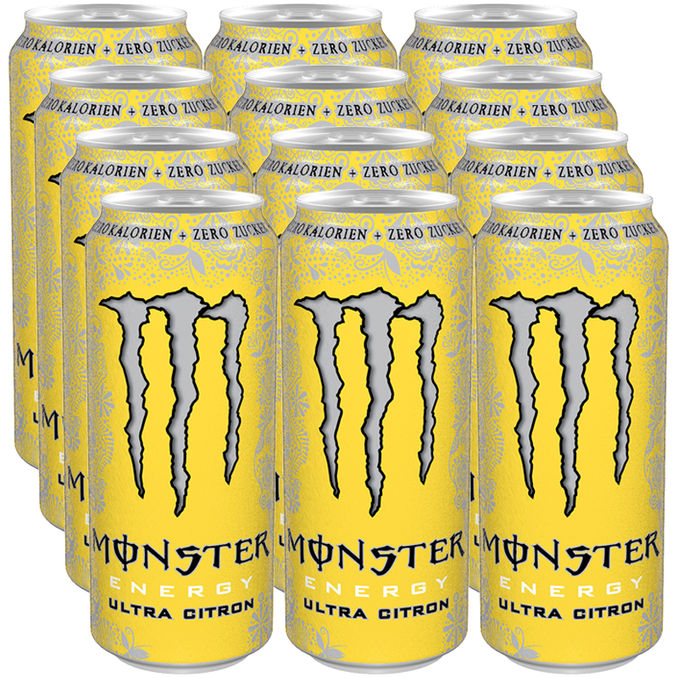 Monster Energy Ultra Citron, 12er Pack (EINWEG) zzgl. Pfand