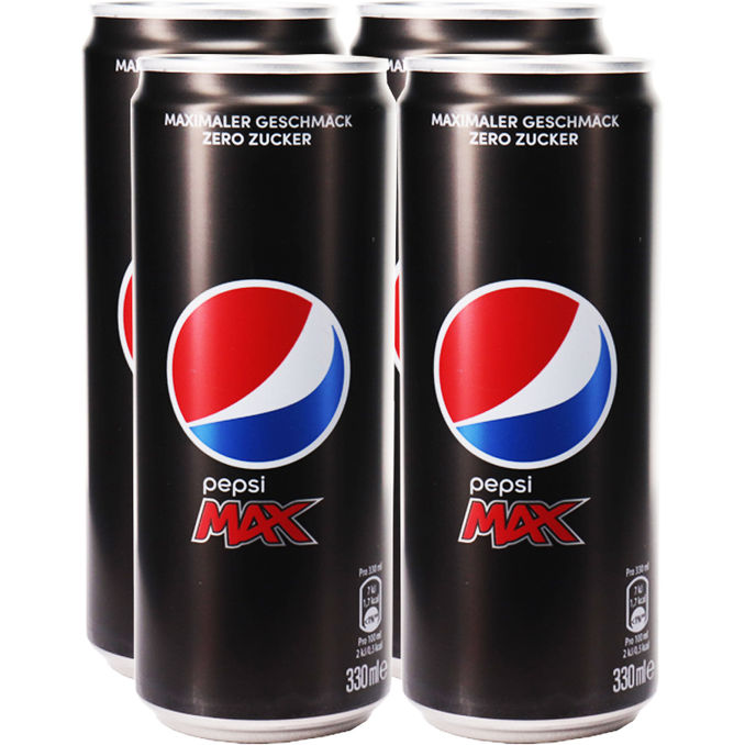 Pepsi Max, 4er Pack (EINWEG) zzgl. Pfand
