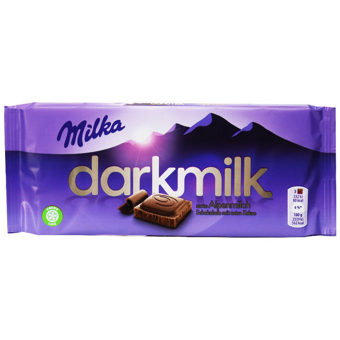 Milka darkmilk Alpenmilch