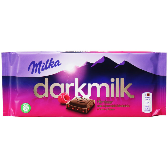 Milka darkmilk Himbeer