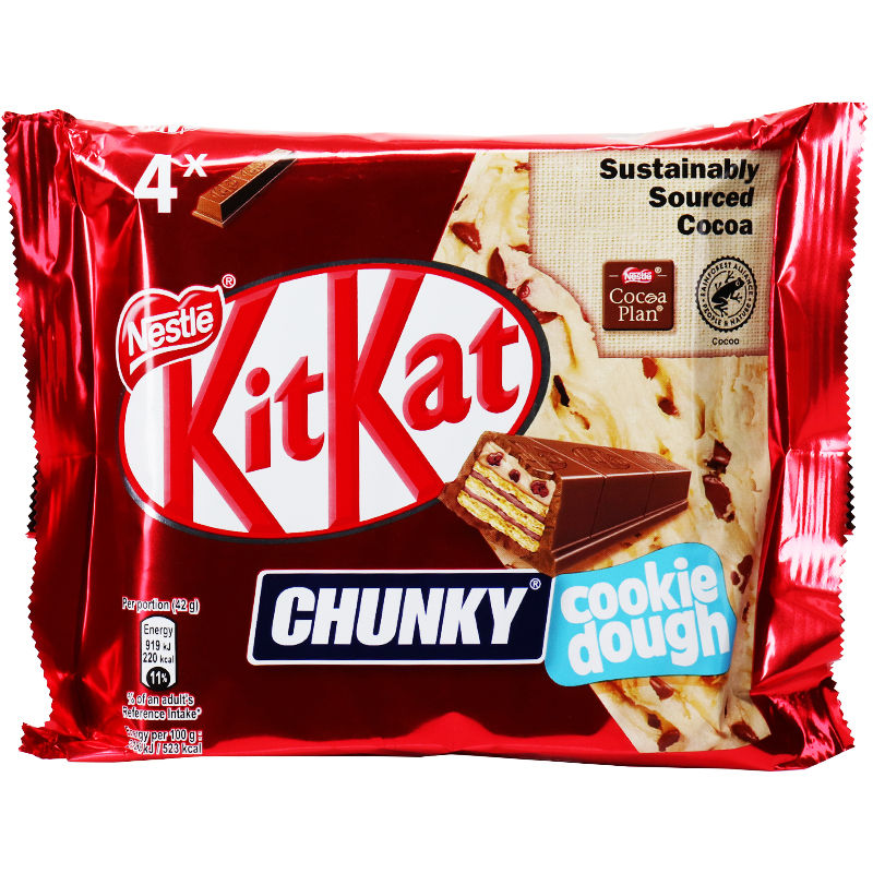 KitKat Chunky Cookie Dough, 4er Pack, 4x 42g Von Kit Kat * | Motatos