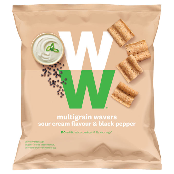 Weight Watchers Mehrkorn-Snack Sauerrahm & Schwarzer Pfeffer