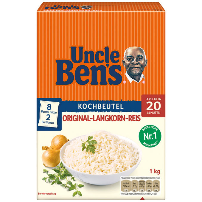 Uncle Ben’s® Langkorn-Reis im Kochbeutel (20 Minuten)