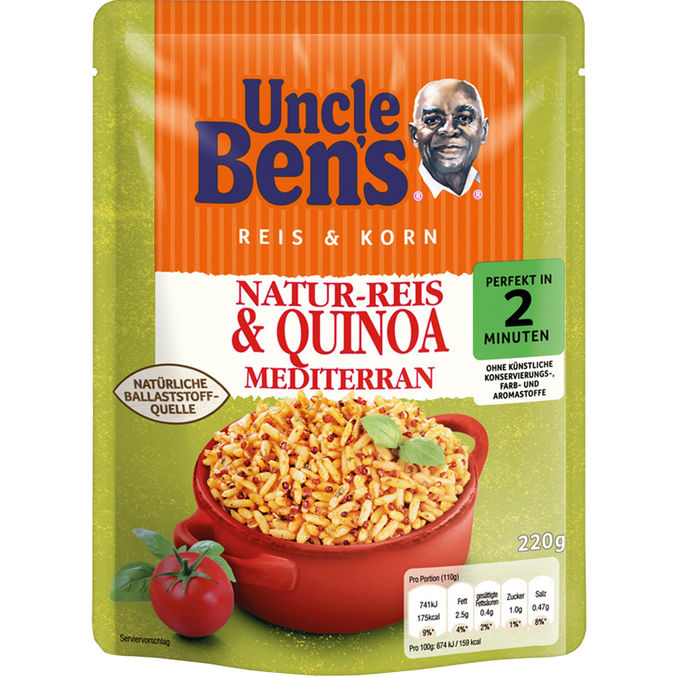 Uncle Ben’s® Natur-Reis & Quinoa Mediterran