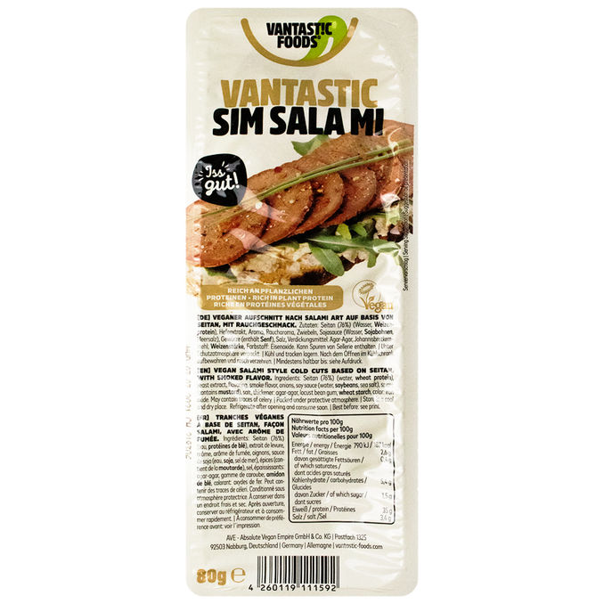 Vantastic foods Veganer Aufschnitt "SIM SALA MI"