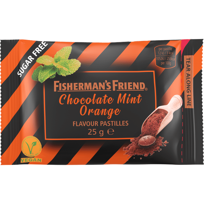 Fisherman's Friend Pastiller Choklad Mint Apelsin