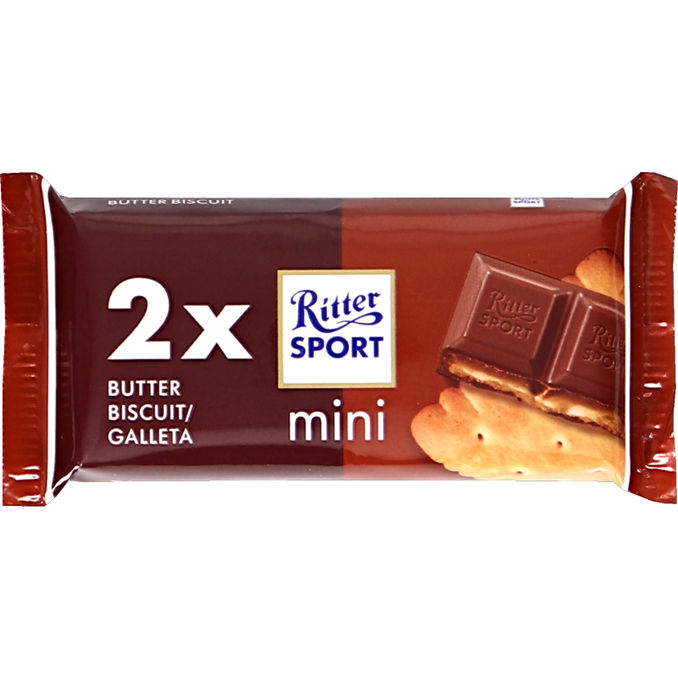 Mini Ritter Sport m. Kiks 2-pak 