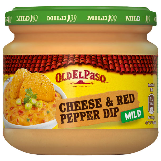 Old El Paso Cheese & Red Pepper Dip Mild