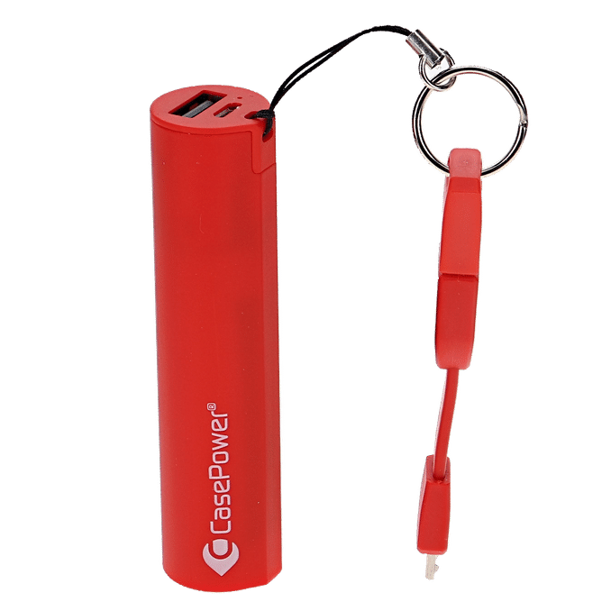 Outlaw kobber Forbyde Bærbart Genopladeligt Batteri Rød, 1-pack fra CasePower | Motatos