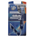 Gillette - 4-pak Gillette Sensor 3 engangsskrabere