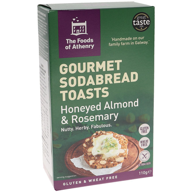The Foods of Athenry Glutenfria Toasts Mandel & Rosmarin