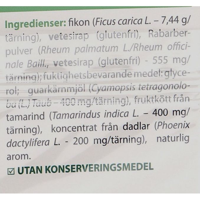 Ortis Frukt & Fibrer Tuggtärningar 12-pack
