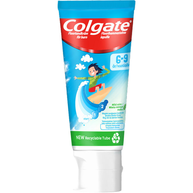 Colgate 2 x Tandkräm 6-9 År