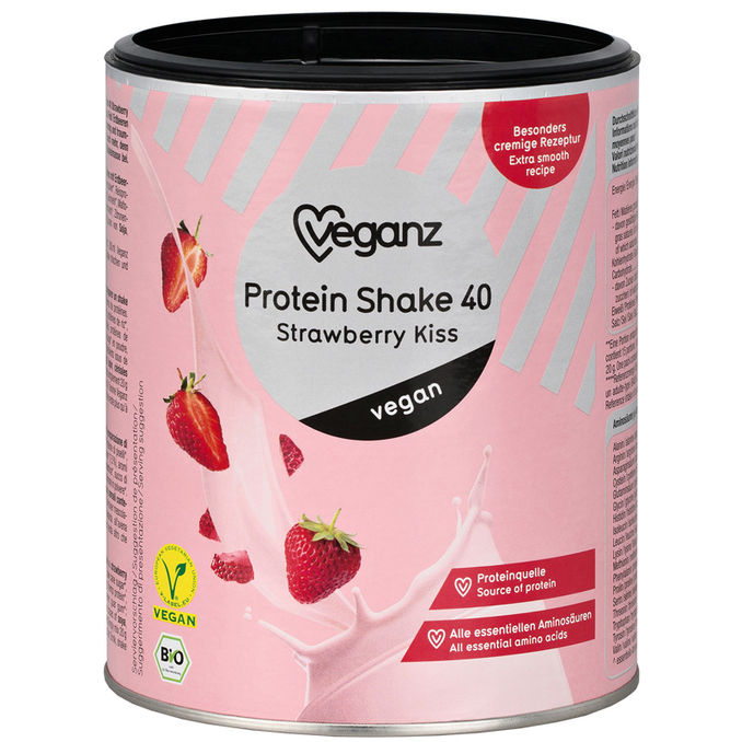 Veganz BIO Protein Shake 40 Strawberry Kiss