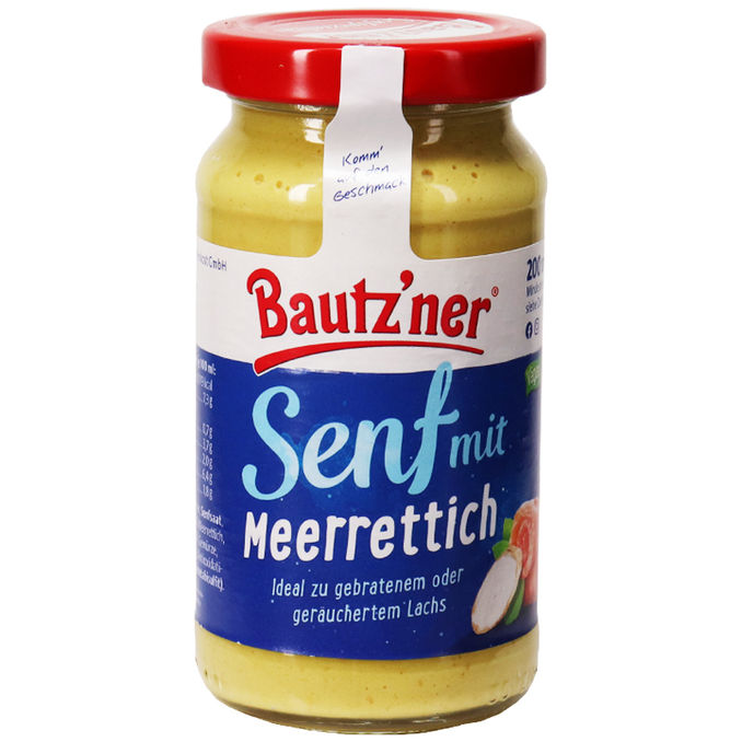 Bautzner Senf mit Meerrettich