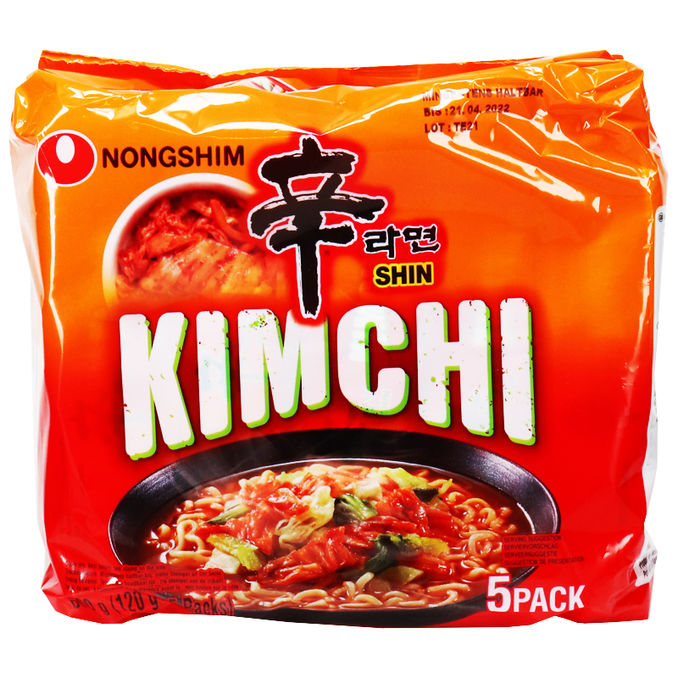 Nong Shim Instantnudeln Kimchi, 5er Pack