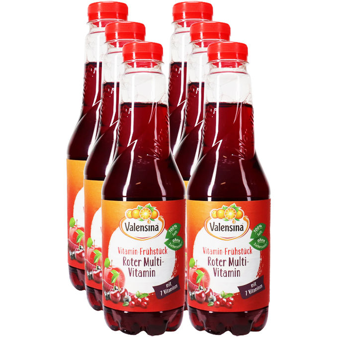 Valensina Roter Multi-Vitamin, 6er Pack