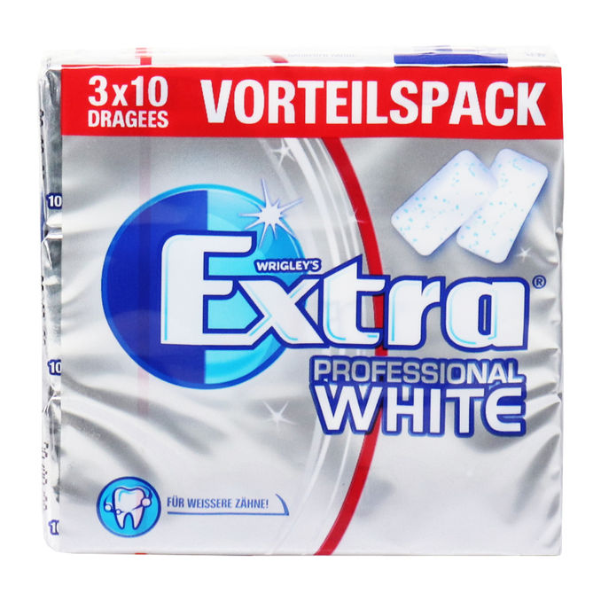 Wrigley's Extra Professional White, 3er Pack