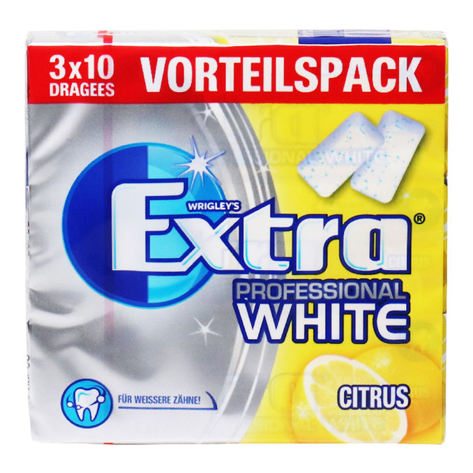 Wrigley's Extra Professional White Citrus, 3er Pack