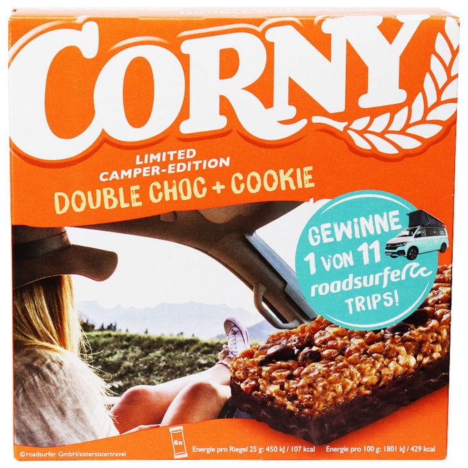 Corny Double Choc & Cookie, 6er Pack