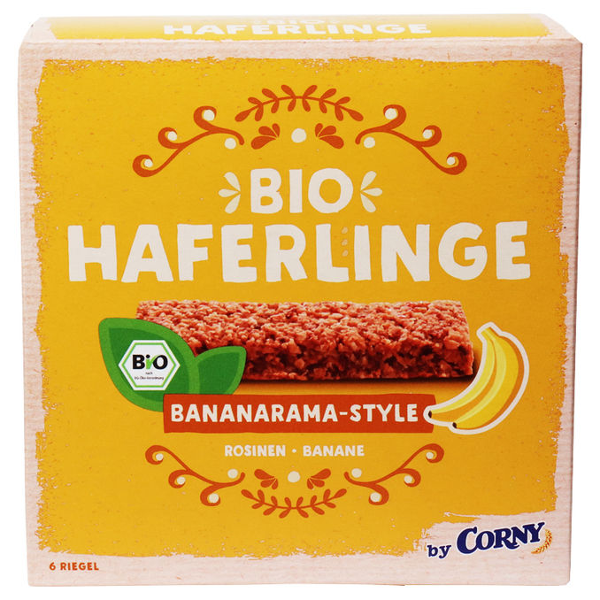 Corny BIO Haferlinge Banane, 6er Pack