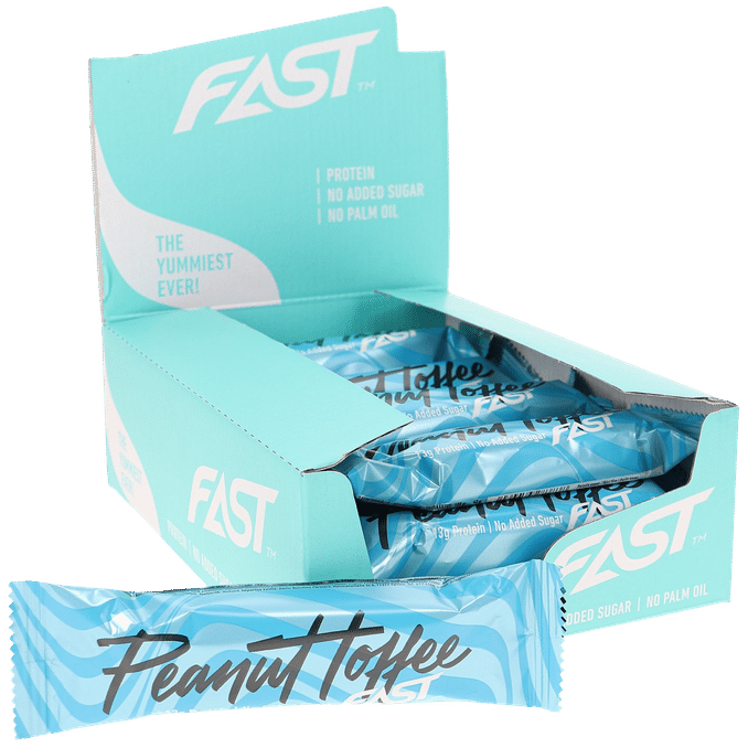 Fast Proteinbar Peanut & Toffee Sukkerfri 15-pak