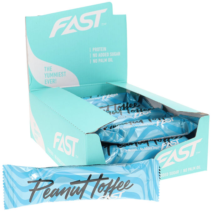 Fast Proteinbar Peanut & Toffee Sukkerfri 15-pak