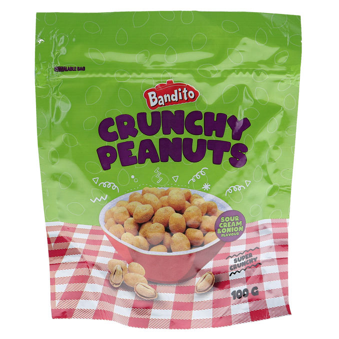 Bandito Crunchy Peanuts Sour Cream & Onion