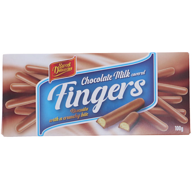 Sweet delicacies Fingers Mjölkchoklad