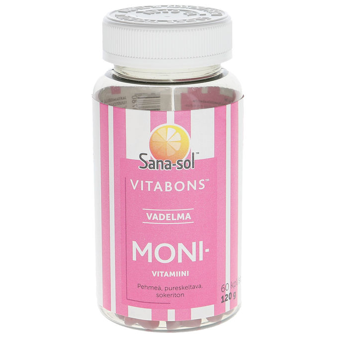 Sana-sol Monivitamiini Vadelma