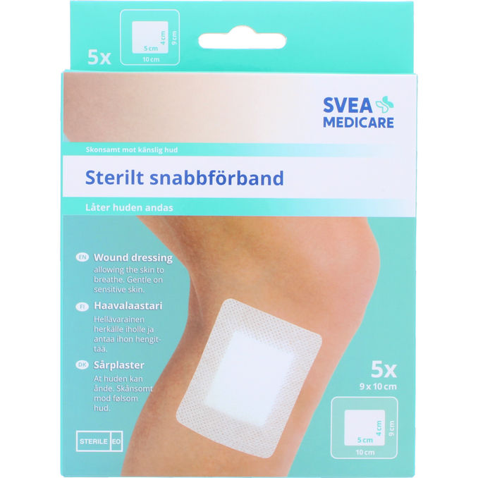 Svea Medicare Sterilt Snabbförband 5-pack