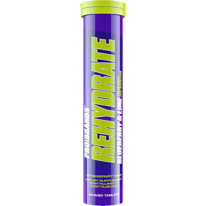 Pro!Brands Elektrolyttabletter Blueberry & Lime