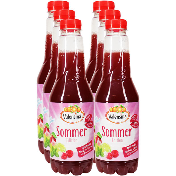 Valensina Mehrfruchtsaft Sommer Edition, 6er Pack