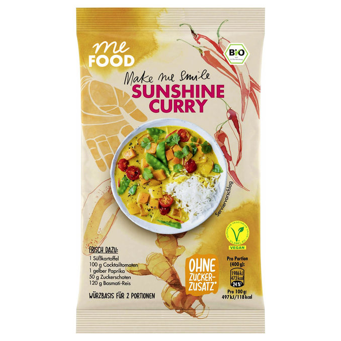 Me Food BIO Würzbasis Gemüse Curry