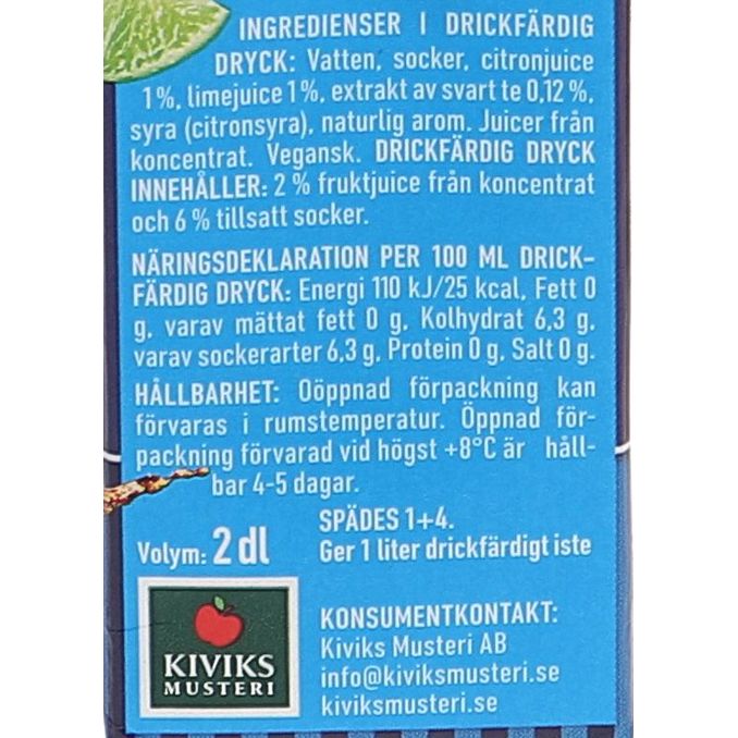 Kiviks Citron/Lime Iste Koncentrat