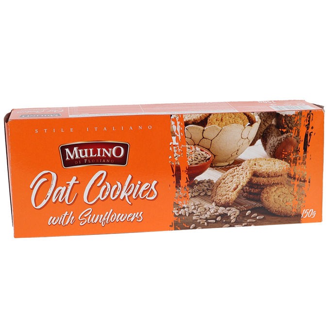 Mulino Havrekakor Solrosfrö