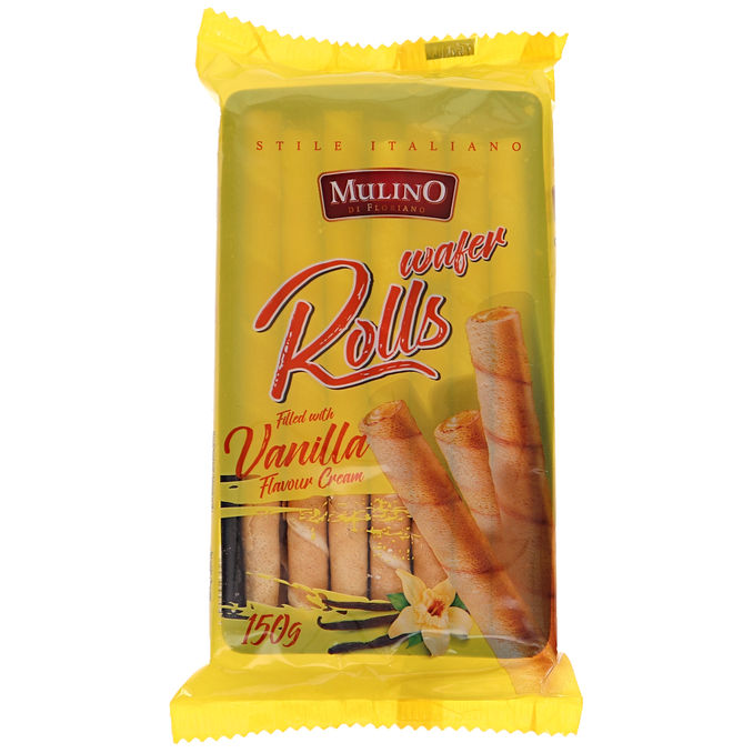 Mulino 2 x Våffelrån Vanilj